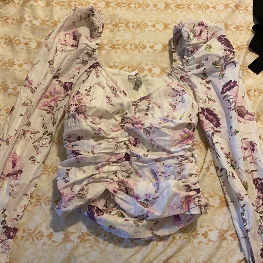 ASOS sweetheart neck top